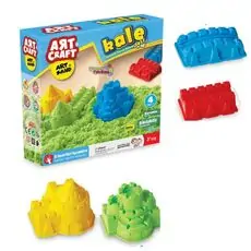 Dede 03610 ART CRAFT 500 GR CASTLE MODELING PLAY SAND SET საბავშვო პლასტელინების ნაკრები