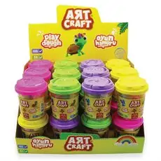 Dede 03491 ART CRAFT SMALL BUCKET 5 COLOR 100 GR W/1 MOULD საბავშვო პლასტელინი