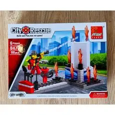 PEIZHI CITY RESCUE-ს საბავშვო კონსტრუქტორი 0481  Firefighter (0477)