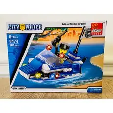 COAST PATROL City Police-ის საბავშვო კონსტრუქტორი 0476
