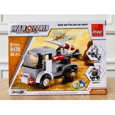 MISSILE CAR PEIZHI War Power-ის საბავშვო კონსტრუქტორი 0430