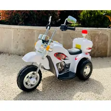 Moto For Kids White - საბავშვო ელექტრო მოტოციკლი