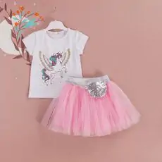 Flying Unicorn Set საბავშვო ტანსაცმლის ნაკრები BABYROSE 3710 Pink