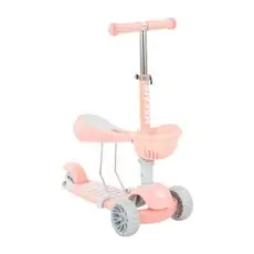 Makani Scooter BonBon 3in1 Candy Pink ტრანსფორმერი სკუტერი (სამაკატი)