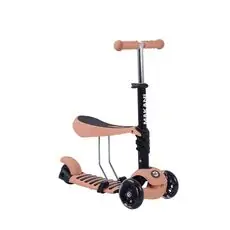 Makani-ს ტრანსფორმერი სკუტერი (სამაკატი) Scooter 3 in 1 Pastel Beige