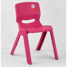 Pilsan-ის საბავშვო სკამი 03 461 HAPPY CHAIR  DARK PINK