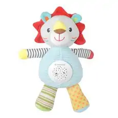 KikkaBooМusical soothing toy with light projector Leo the Lion ახალშობილის სათამაშო პროექტორით