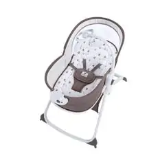 Cangaroo Abba Brown 6in1 Multi-Function Bassinet, Bouncer and Rocker მრავალფუნქციური ელექტრო შეზლონგი