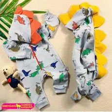 Little Dino Romper რომპერი კაპიუშონით 6614, MURATBABY