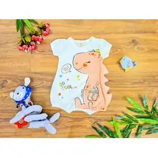 Milk Baby Dino ჩვილის რომპერი Bupper 21451 Pink