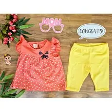 Little Ladybug 2in1 Set საბავშვო ტანსაცმლის ნაკრები 22995 Deco Orange