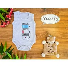 Mommy & Daddy & Baby ჩვილის ბოდე BEBIO 3051 Grey