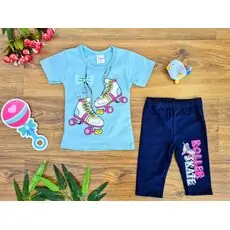 Roller Skate Outfit საბავშვო ტანსაცმლის ნაკრები Cilgin 171 Blue
