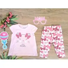 I Love Butterflies საბავშვო ტანსაცმლის ნაკრები 16687 Miniworld Pink