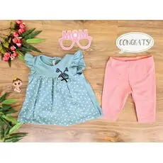 Little Ladybug 2in1 Set საბავშვო ტანსაცმლის ნაკრები 22995 Deco Green