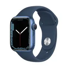 სმარტ საათი Apple Watch Series 7 GPS 41mm Blue Aluminum Case With Blue Sport Band MKN13