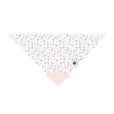 KikkaBoo Bandana bib with teether Savanna Pattern Pink	 საბავშვო წინსაფარი