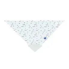 KikkaBoo Bandana bib with teether Savanna Pattern Mint საბავშვო წინსაფარი