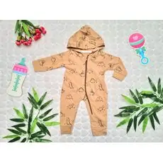 Lovely Dino Romper Brown MURATBABY 6374 ახალშობილის რომპერი
