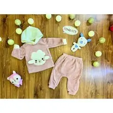 Cute Sheep Set For Baby MURATBABY Pink 7213 საბავშვო ტანსაცმლის ნაკრები