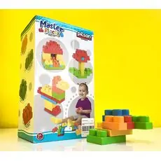 MASTER BLOCKS W ACCESSORIES 56 PCS Pilsan-ის სათამაშო კუბიკები 03 574