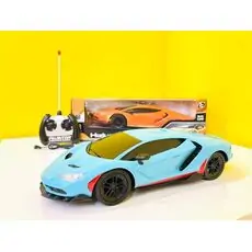 Lamborghini  Remote Controll Car For Kids BLUE სათამაშო მანქანა დისტანციური მართვით