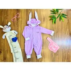 Lovely Bunny Romper MURATBABY 7079 Purple ახალშობილის რომპერი