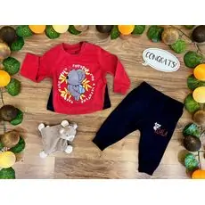Travel This World Set 2in1 Red 122034 ALG თბილი ორეული