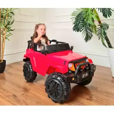Wrangler Jeep For Kids Red - საბავშვო ელექტრო მანქანა