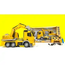 CITY CONSTRUCT CAR INCLUDE BATTERY & USB CHARGER საბავშვო სათამაშო მანქანა დისტანციური მართვით