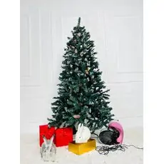 Christmas Tree With Pine Cones საახალწლო ნაძვის ხე გირჩით 180 სმ (OT010)
