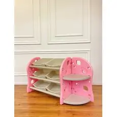 TOY SHELF PINK UN-SJ35 სათამაშოების შესანახი სტენდი