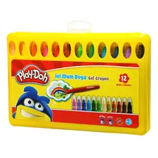 Play-Doh Gel Crayon 12 Colours CR014 ცვილის გელისებრი ფერადი ფანქრები