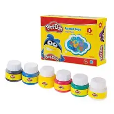 Play-Doh Finger Paint 6 Colors 30 ml PR001 თითებით სახატავი საღებავი