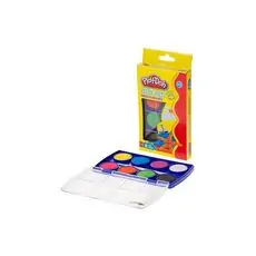 Play-Doh Watercolor Set 21 Colors 28mm With Brush SU005 წყლის საღებავი ფუნჯით