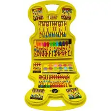 Play-Doh 87 Pieces Stationery - Paint and Activity Set ST008 - სახატავი საღებავებისა და ფანქრების ნაკრები