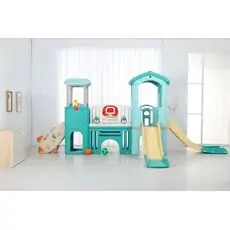PLAYHOUSE WITH SLIDE  UN-PG17 სათამაშო სახლი