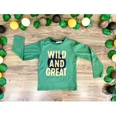 WILD AND GREAT ALG 323411 საბავშვო გრძელ მკლავიანი მაისური Green