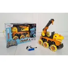 Monster Truck DINOSAUR ENGINEERING VEHICLE YJ-078-1 საბავშვო სათამაშო დინოზავრი დისტანციური მართვით