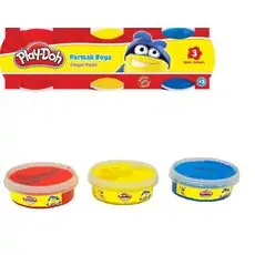 Play-Doh Finger Paint 3 Colors 50 ml PR002 საბავშვო სახატავი საღებავი