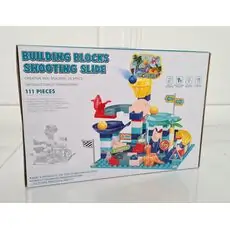 Building blocks shooting slide 111Pcs  222-B99 საბავშვო კონსტრუქტორი