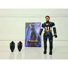 Avengers Super Hero Captain America With Double Shield 3320A MARVEL-ის სუპერ გმირი კაპიტანი ამერიკა
