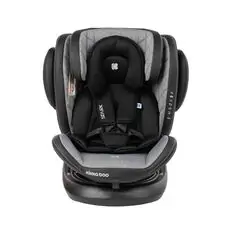 KikkaBoo Stark Light Grey მანქანის სავარძელი (ქარსითი)