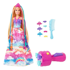 Barbie Dreamtopia Braided Princess Doll MTL-GTG00 ბარბის თოჯინა აქსესუარებით