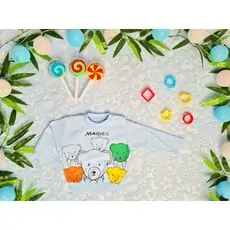 Magic Bear Puan Baby 3928 გრძელ მკლავიანი მაისური Blue