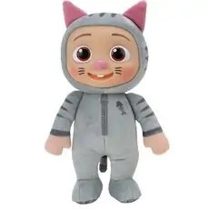 CoComelon CMW0039 Little Plush (Basic Plush) (JJ Kitty) S2 სათამაშო საკოლექციო ფიგურა