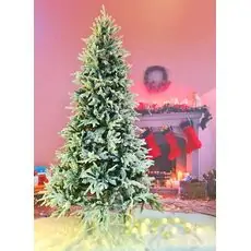 Snow-Covered Christmas Tree დათოვლილი საახალწლო ნაძვის ხე 240 სმ (OT744)