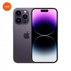 მობილური ტელეფონი Apple iPhone 14 Pro Max e-SIM only | 128GB Deep Purple