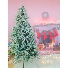 Snow-Covered Christmas Tree 210 cm დათოვლილი საახალწლო ნაძვის ხე  (OT717)