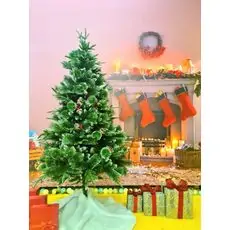Christmas Tree With Pine Cones And Berries საახალწლო ნაძვის ხე შერეული წიწვებით გირჩით და კენკრით 180 სმ (OT2071)